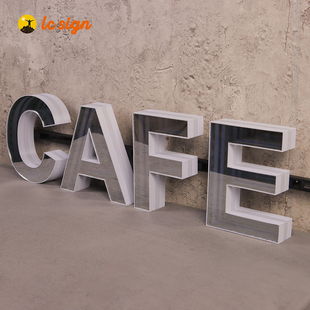 Infinity Mirror LED Track Channel Letters (Letters & Numbers Available)