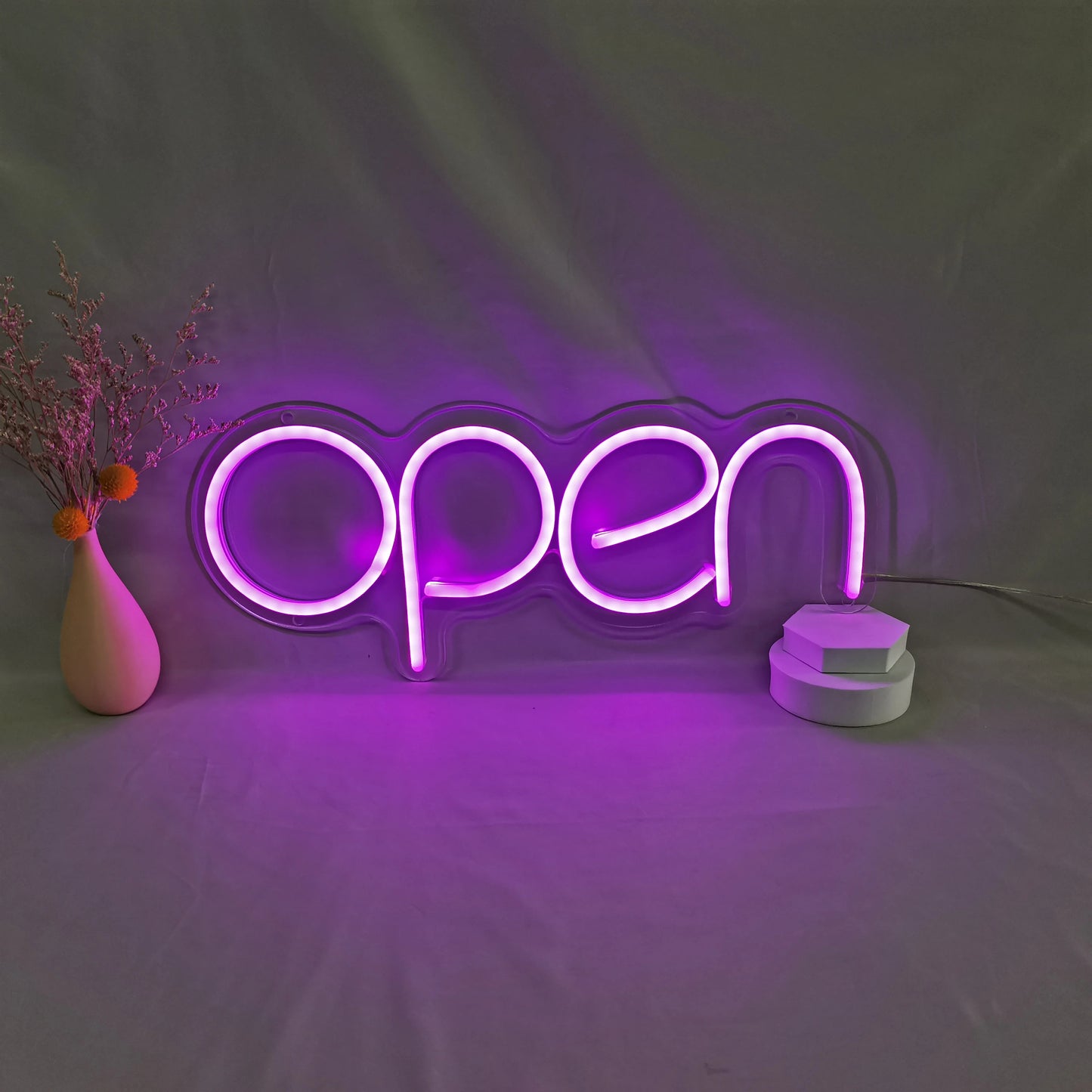 Open Neon Sign - Style 1