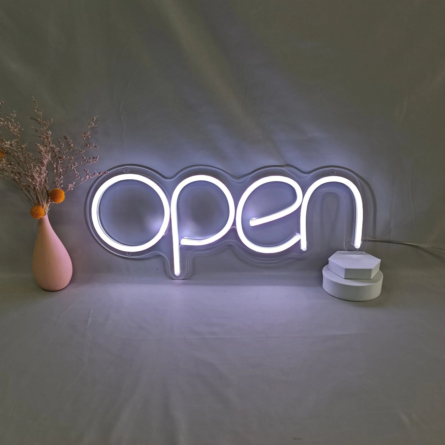 Open Neon Sign - Style 1