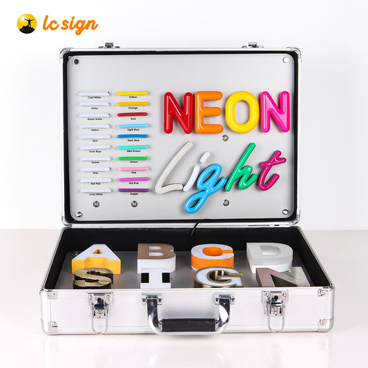 Sample Kit of Illuminated LED Signs and Neon Signs