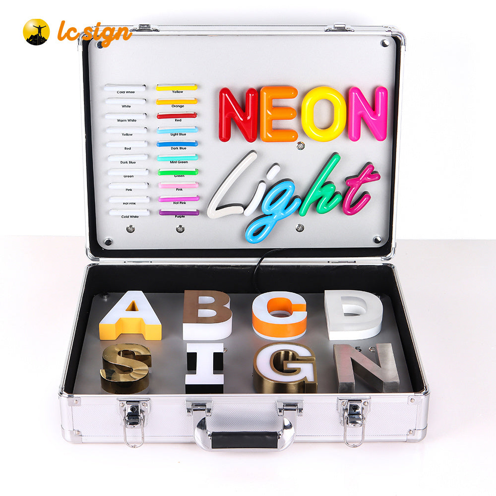 Sample Kit of Illuminated LED Signs and Neon Signs