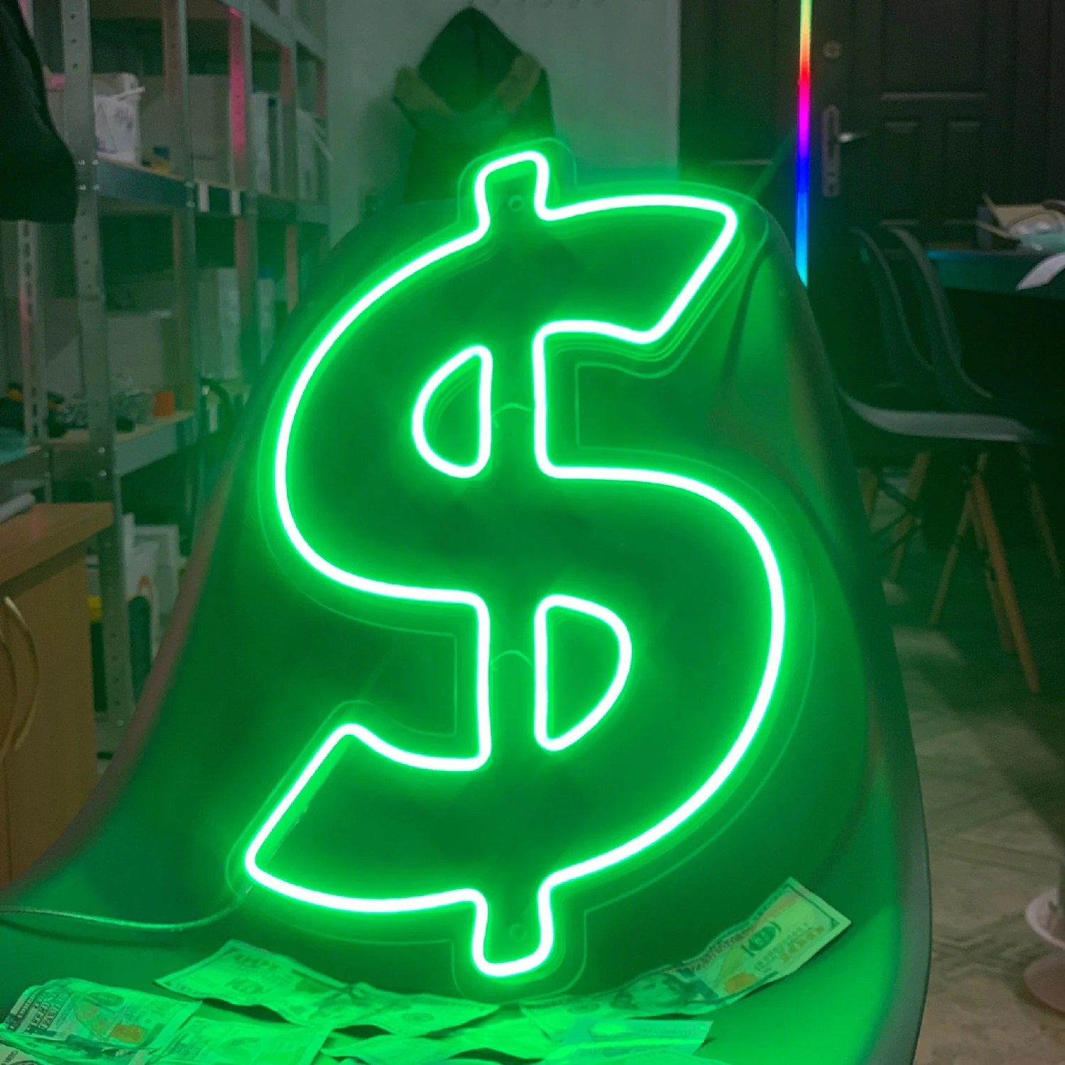 Dollar Neon Sign – LC SIGN SHOP