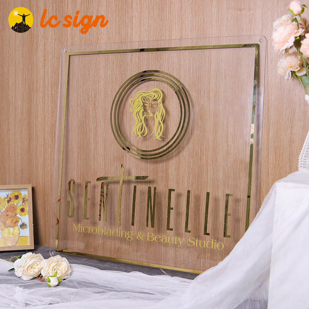 Custom Your Design Acrylic Backlit Sign (Round / Square / Special Shape Available)