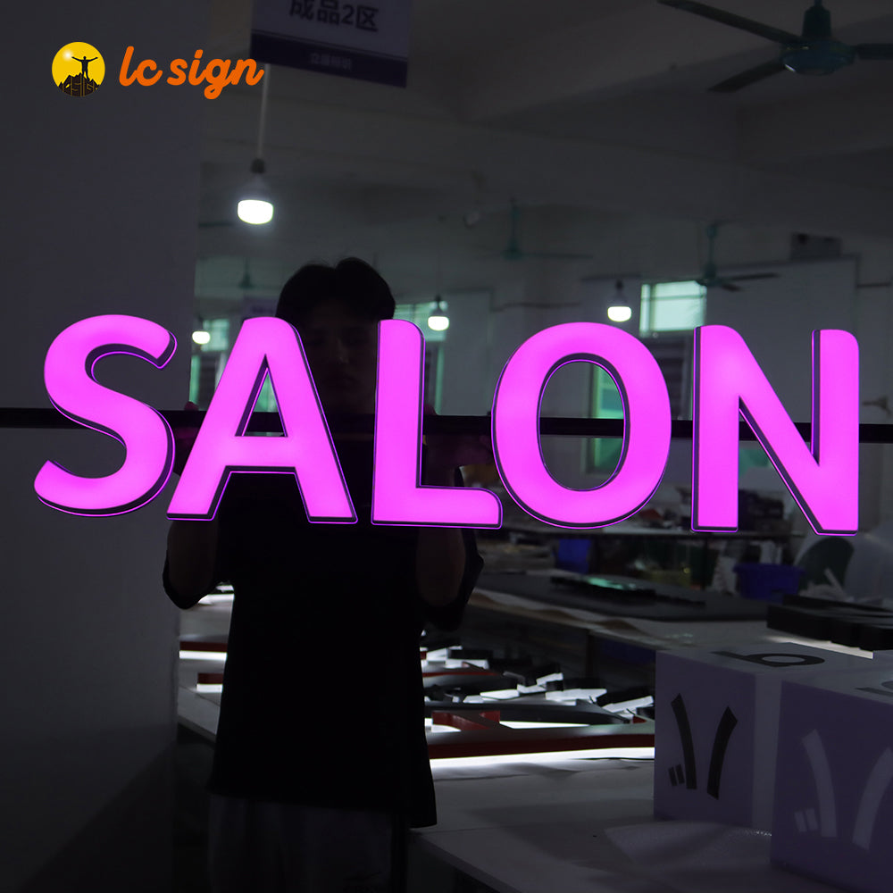 LED Track Channel Letters Sign with Easy and Quick Installation (Letters & Numbers Available)