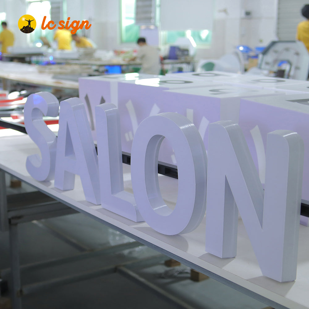 LED Track Channel Letters Sign with Easy and Quick Installation (Letters & Numbers Available)