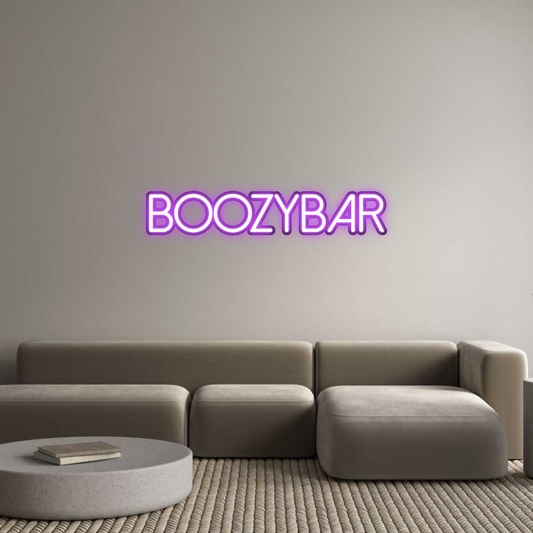 Custom Neon: BOOZYBAR