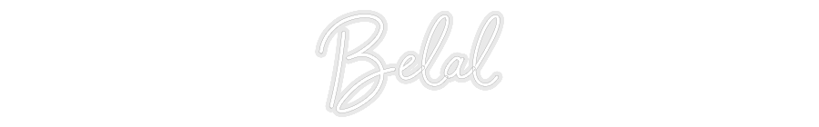 Custom Neon: Belal