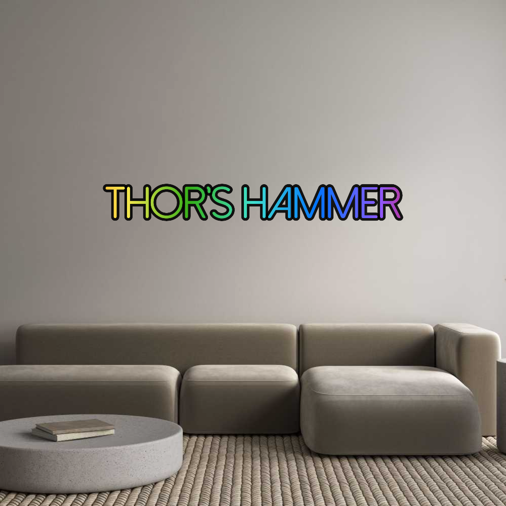 Custom Neon: Thor's Hammer