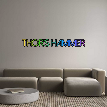 Custom Neon: Thor's Hammer