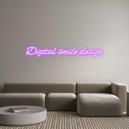 Custom Neon: Digital smile...