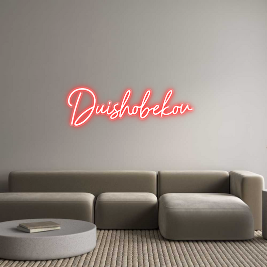 Custom Neon: Duishobekov