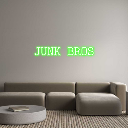 Custom Neon: JUNK BROS