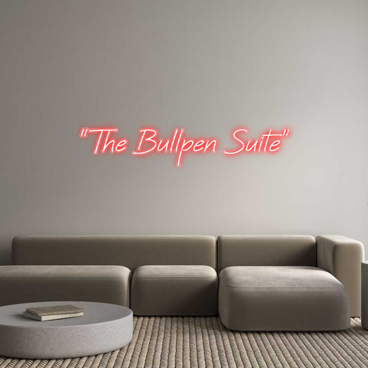 Custom Neon: “The Bullpen ...