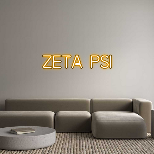 Custom Neon: ZETA PSI