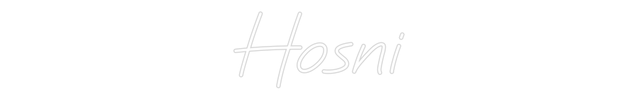Custom Neon: Hosni