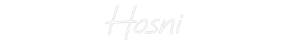 Custom Neon: Hosni