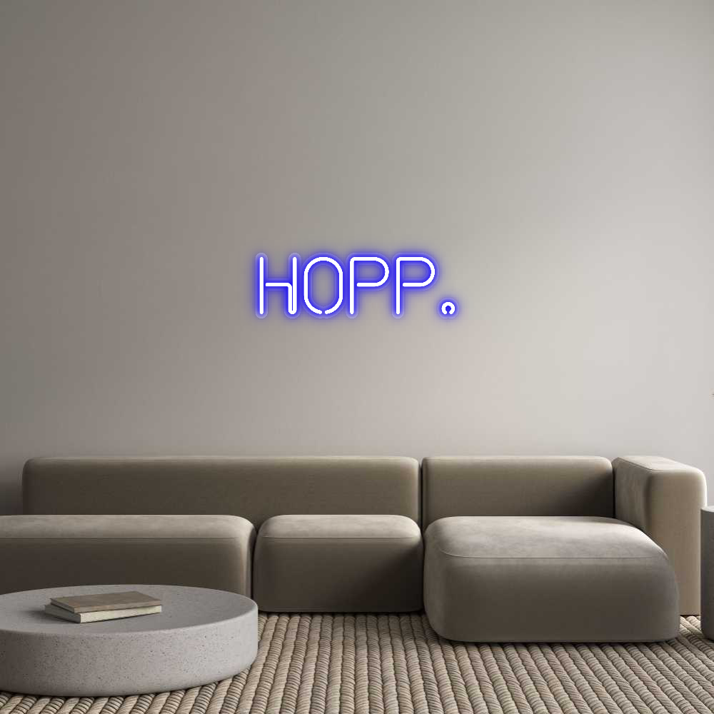 Custom Neon: HOPP.