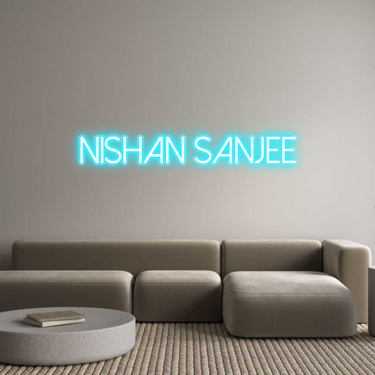 Custom Neon: Nishan Sanjee