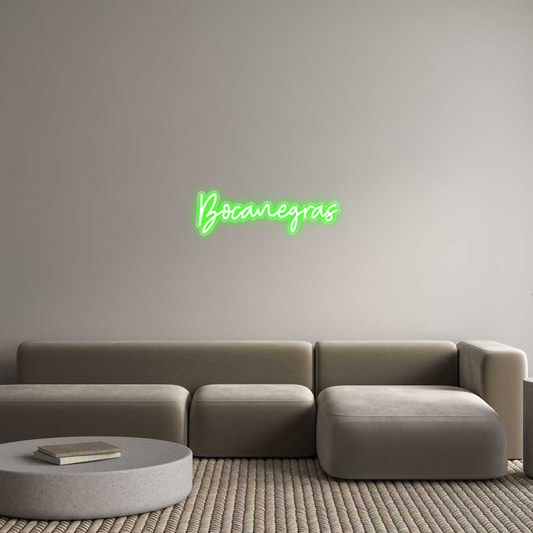 Custom Neon: Bocanegras