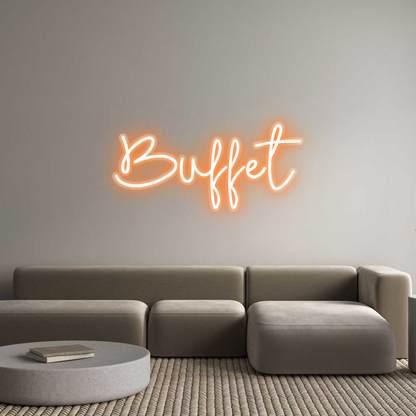 Custom Neon: Buffet