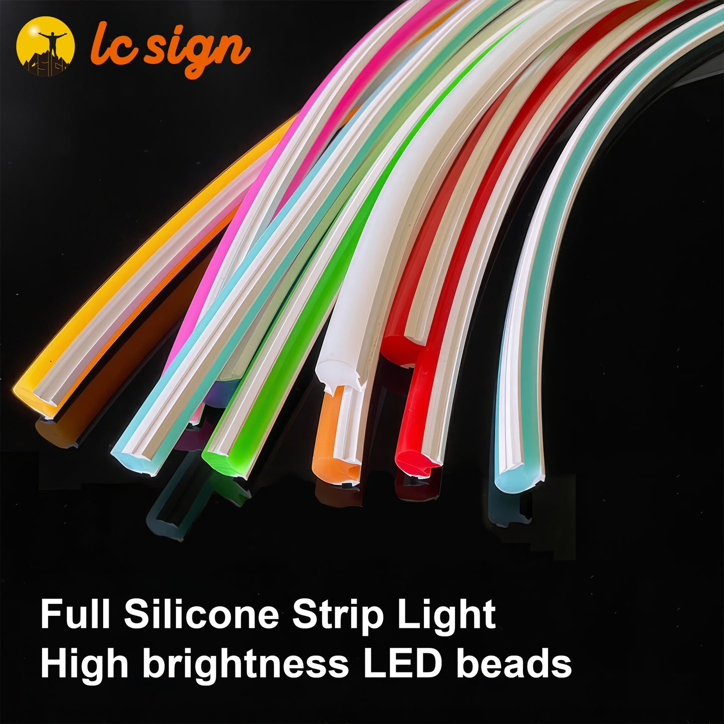 Easy To Use Multiple Colors Split Style Silicone Neon Light Strips