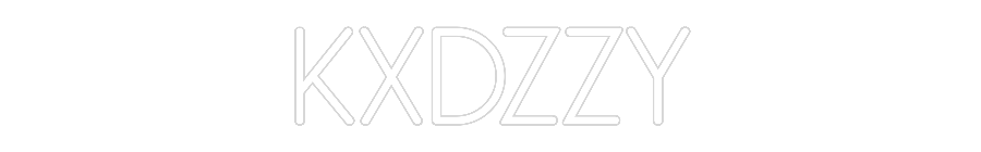 Custom Neon: kxdzzy