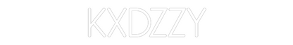 Custom Neon: kxdzzy