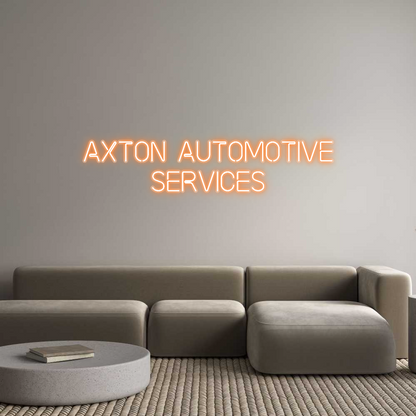 Custom Neon: Axton Automot...