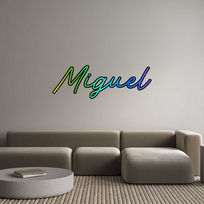 Custom Neon: Miguel