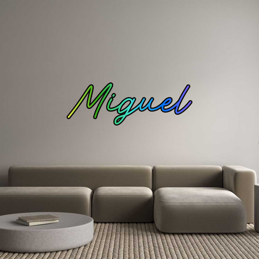 Custom Neon: Miguel
