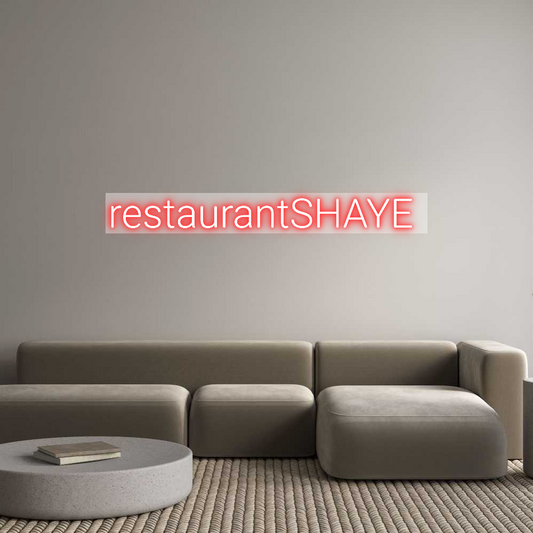 Custom Neon: restaurantSHA...