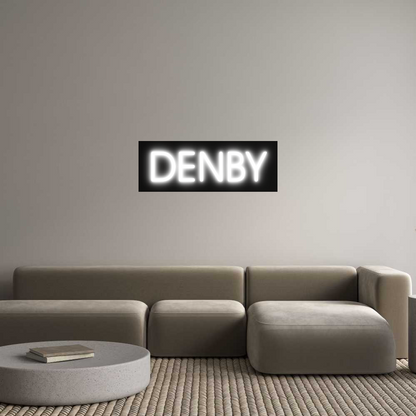 Custom Neon: DENBY