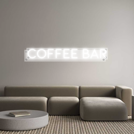 Custom Neon: COFFEE BAR