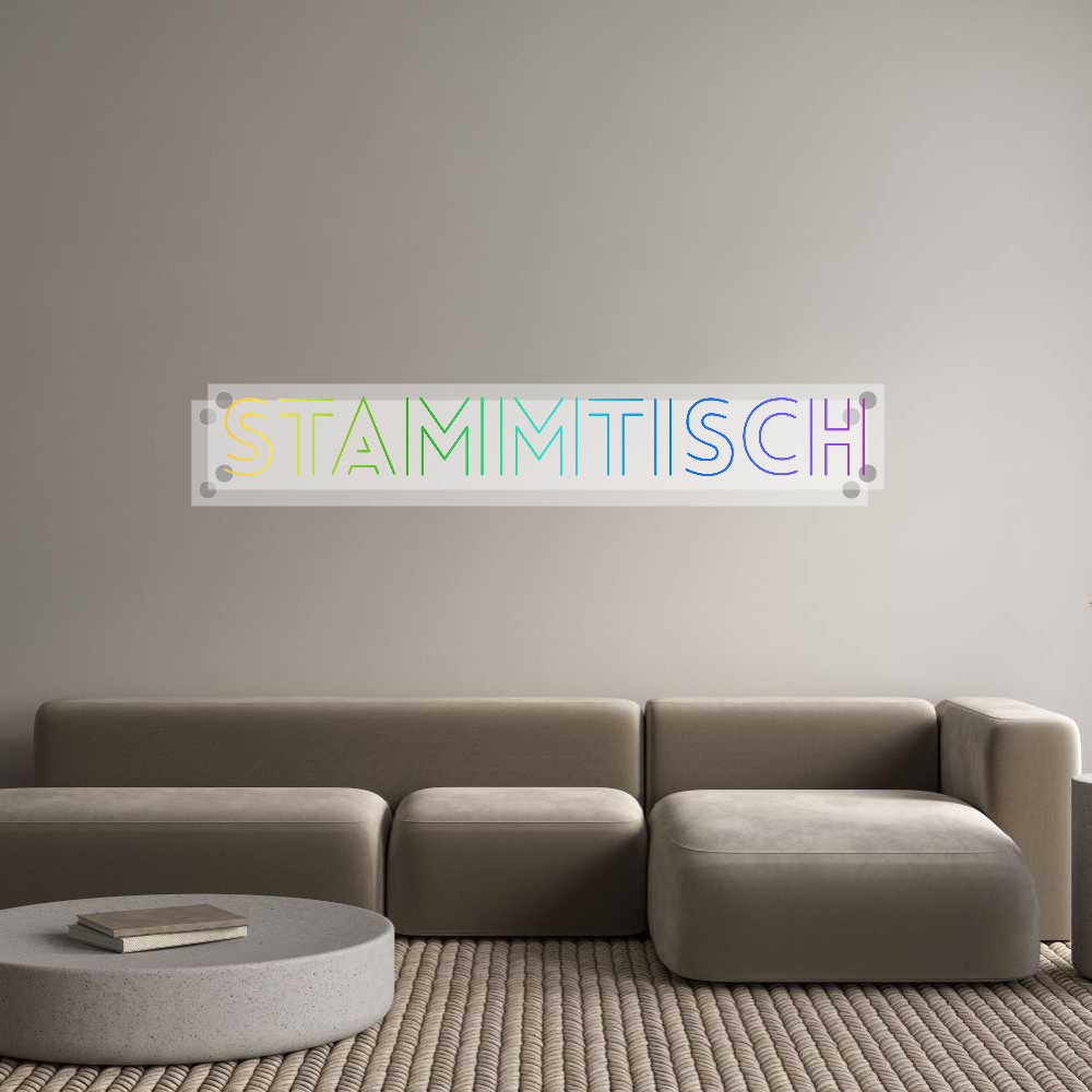 Custom Neon: Stammtisch