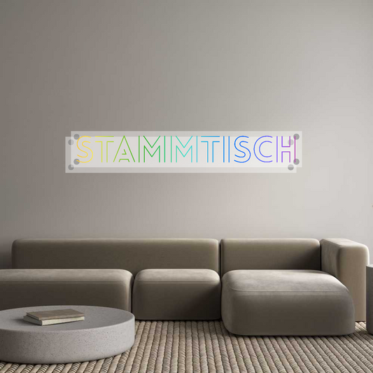 Custom Neon: Stammtisch