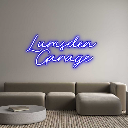 Custom Neon: Lumsden 
Gar...