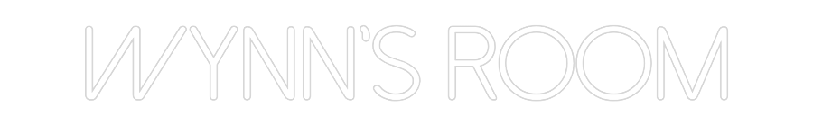 Custom Neon: Wynn's room