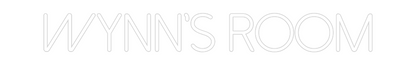 Custom Neon: Wynn's room