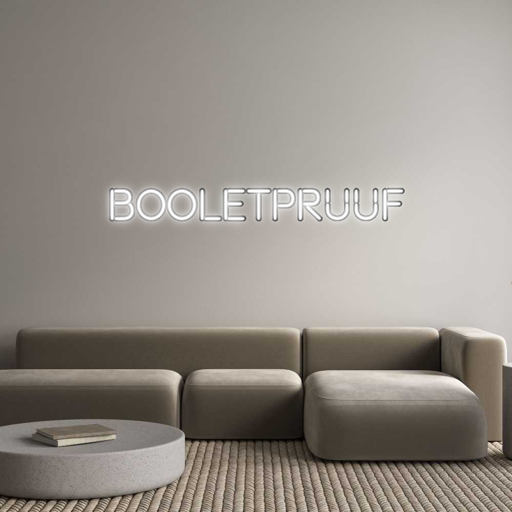 Custom Neon: Booletpruuf