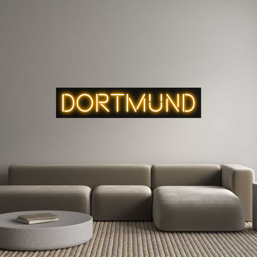 Custom Neon: DORTMUND