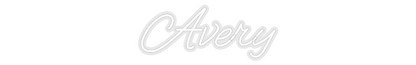 Custom Neon: Avery