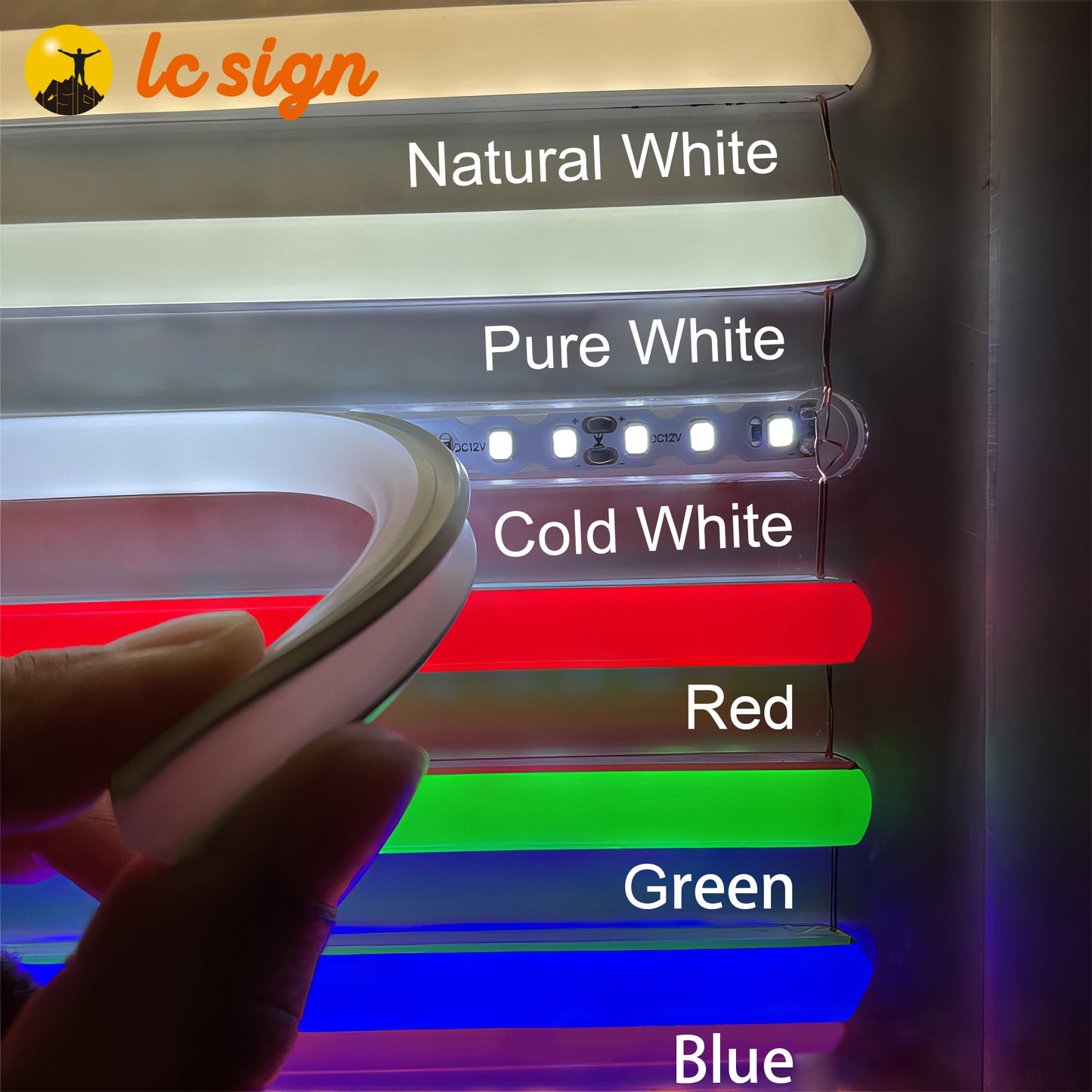 Easy To Use Multiple Colors Split Style Silicone Neon Light Strips