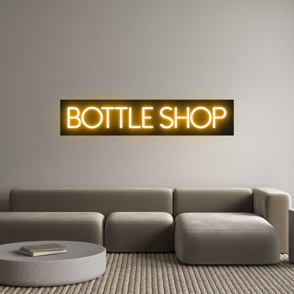 Custom Neon: Bottle Shop