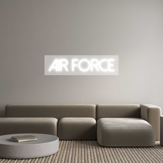 Custom Neon: Air Force