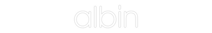 Custom Neon: albin