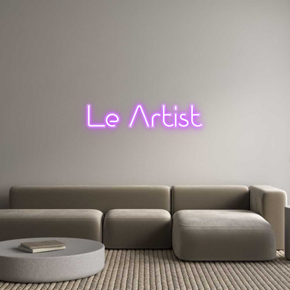 Custom Neon: Le Artist