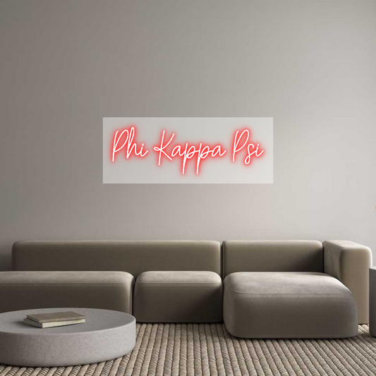Custom Neon: Phi Kappa Psi