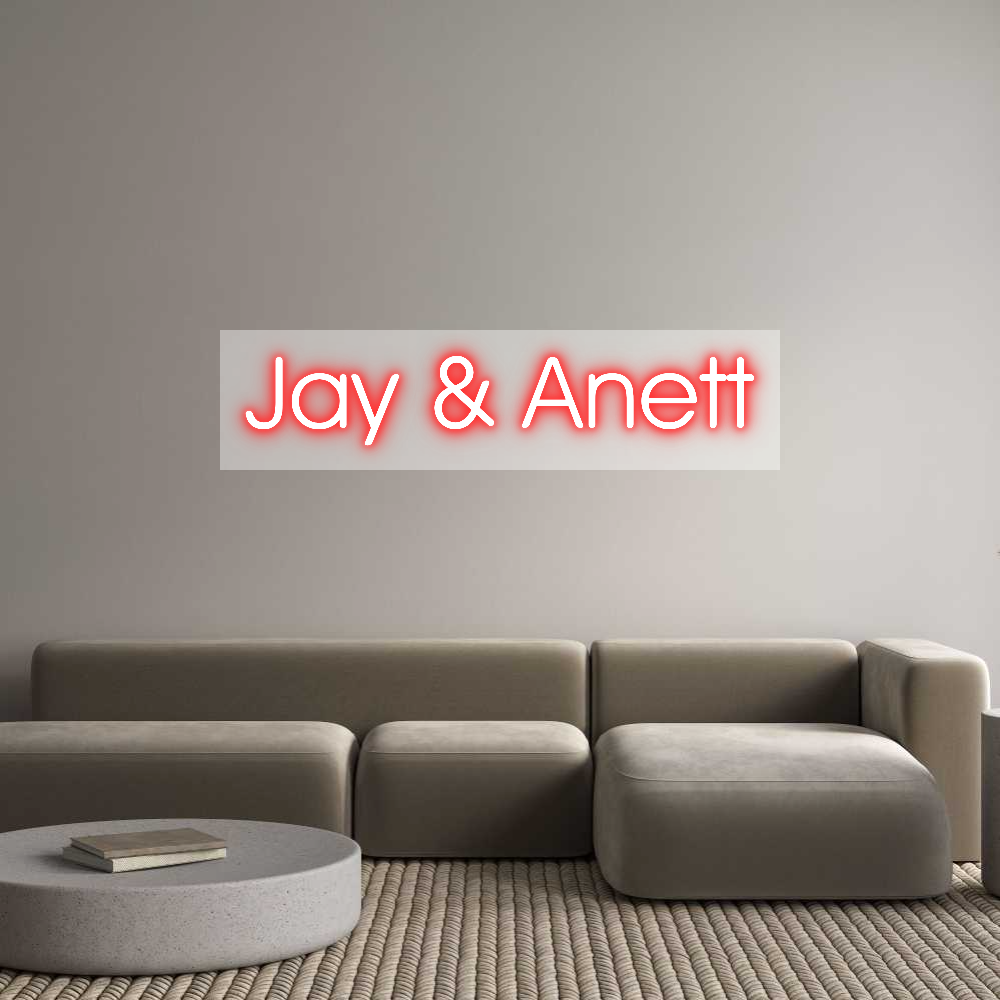 Custom Neon: Jay & Anett