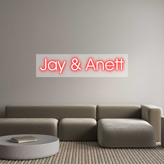 Custom Neon: Jay & Anett