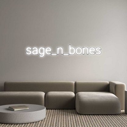 Custom Neon: sage_n_bones